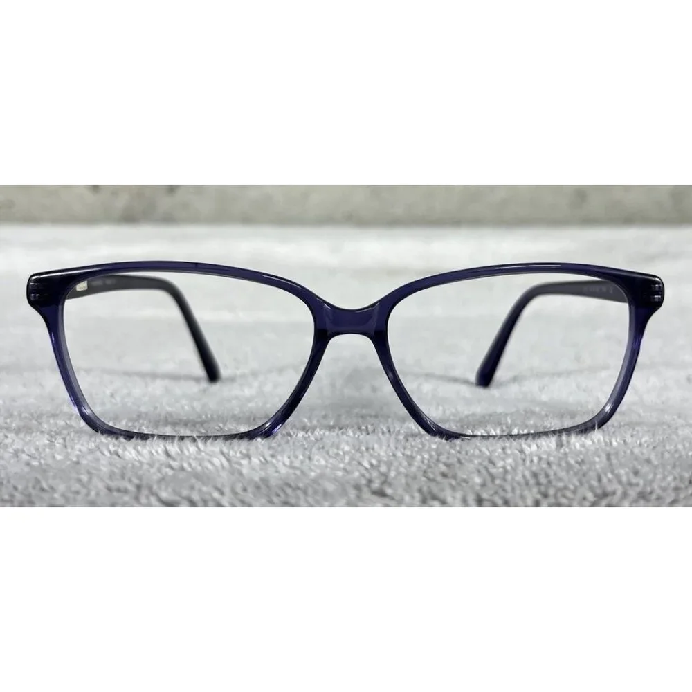 MODO 6524 Clear Purple Square Handmade Women’s Eyeglasses Frames Japan 53-15-142
